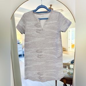 Z Supply Grey Camo T shirt dress size Small
